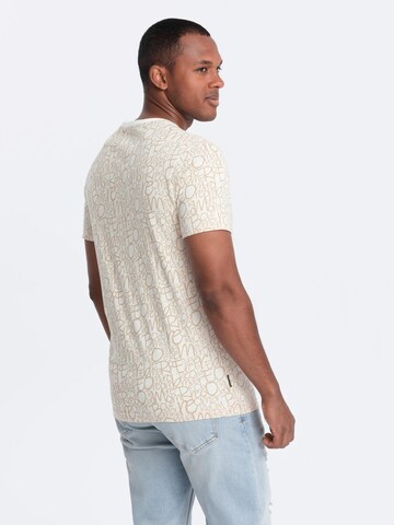 Ombre Shirt in Beige