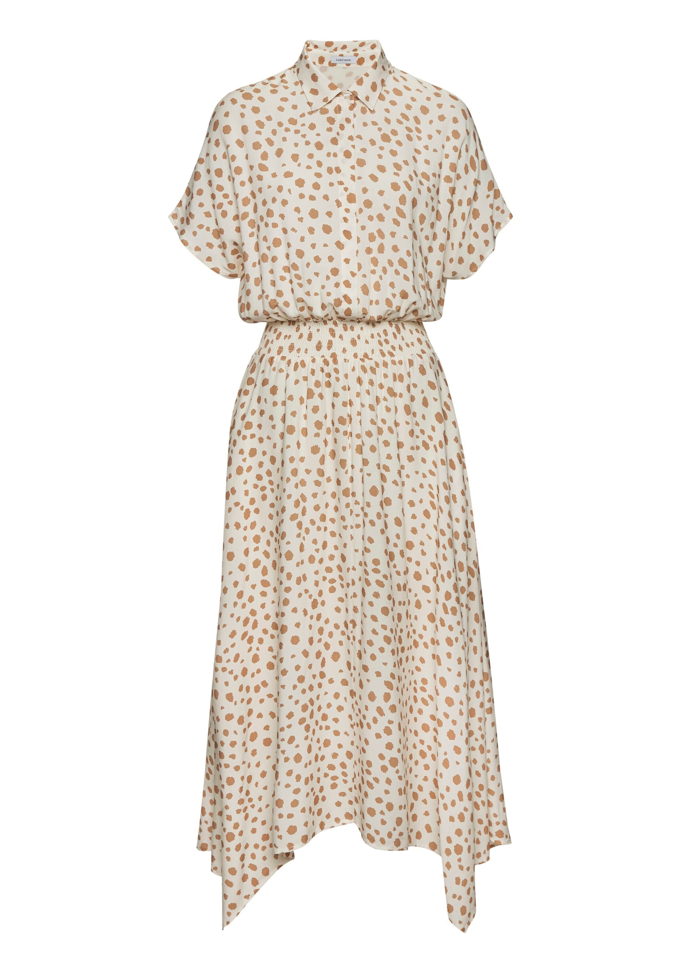 LASCANA Kleid in Beige: Vorderseite