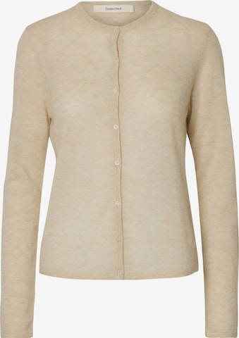 SELECTED - Cárdigan 'SLFSHIRLEY' en beige: frente