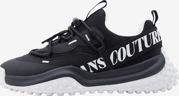 Baskets basses 'FONDO HYBER DIS.' Versace Jeans Couture en noir : devant