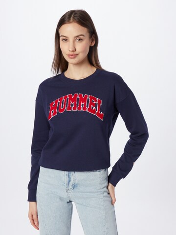 Hummel Sweatshirt 'Billie' in Blau: predná strana