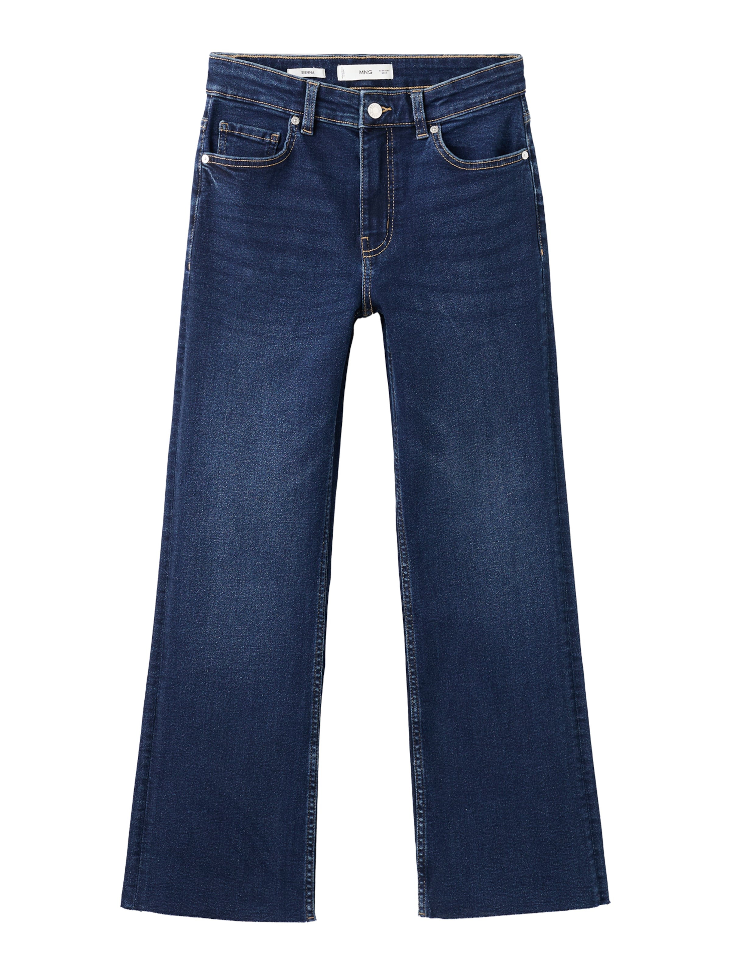 Evazați Jeans 'SIENNA' de la MANGO pe albastru: față