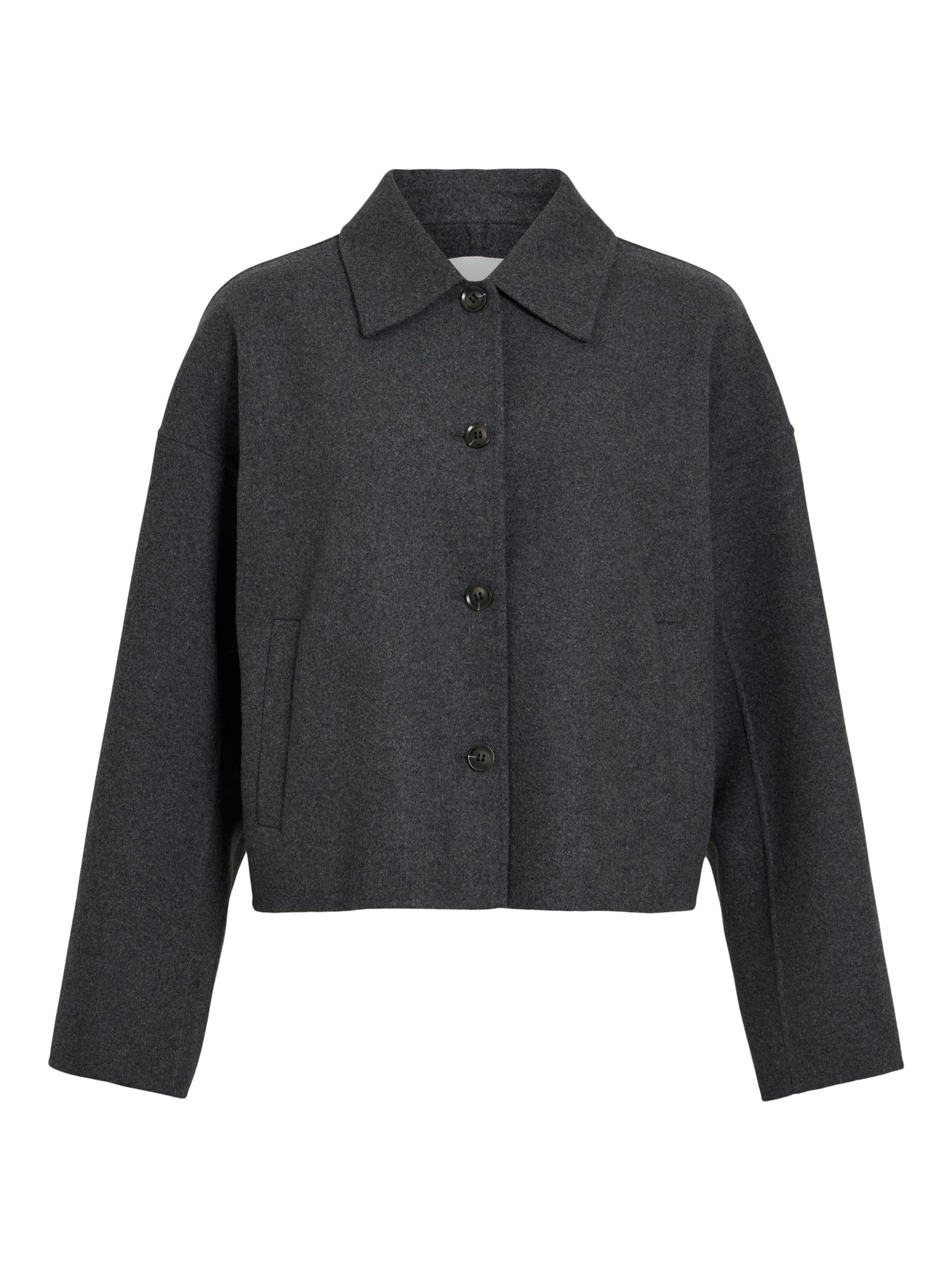 ROUGE EDIT - Chaqueta de entretiempo en gris: frente