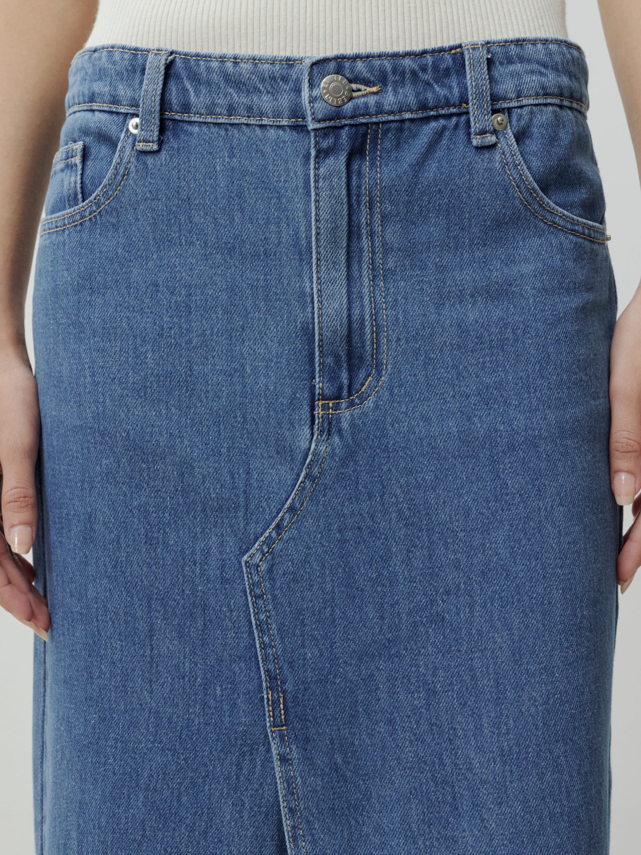 EDITED Produkter Nederdel 'Yu' blue denim