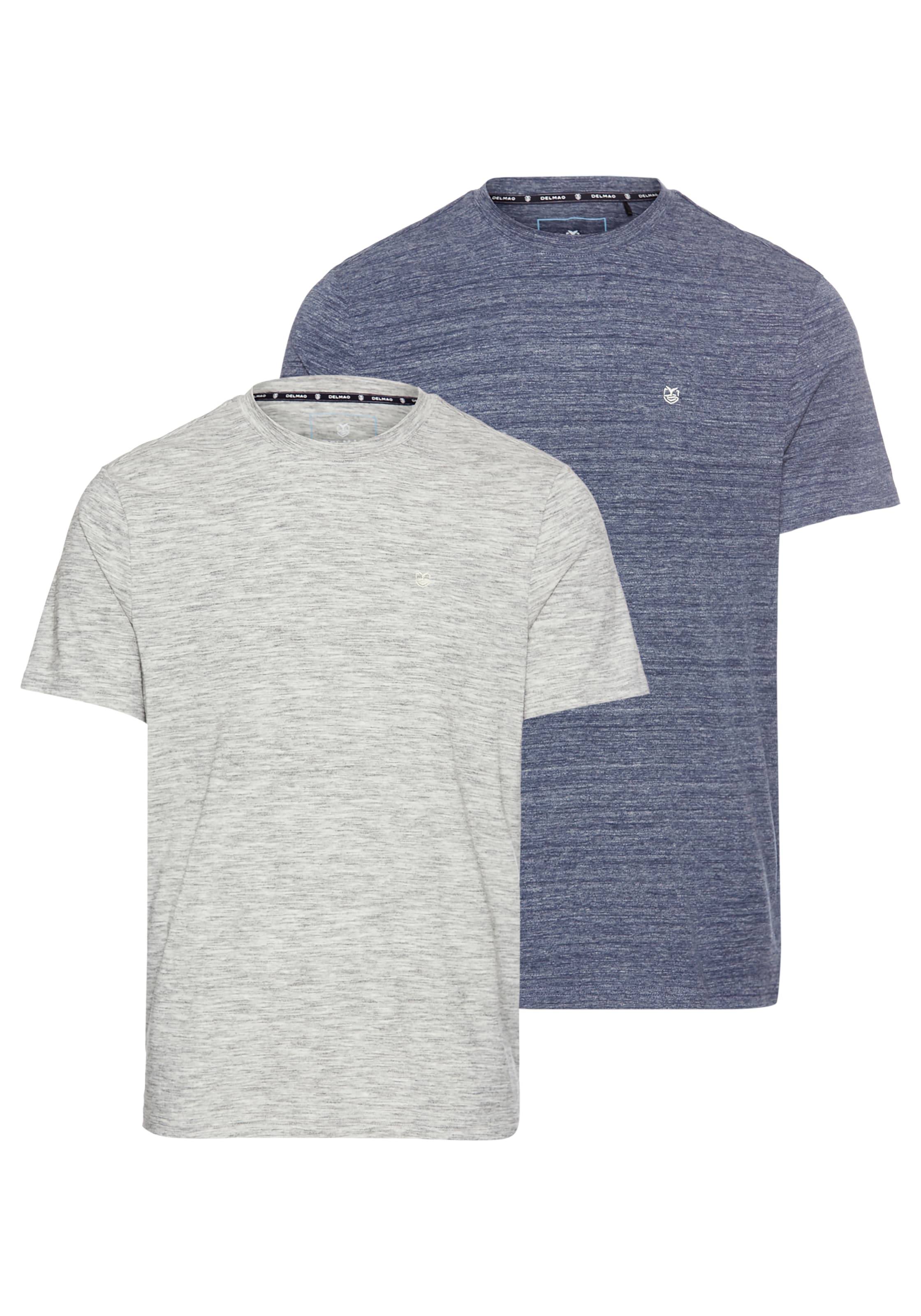 DELMAO Shirt in Blau: Vorderseite