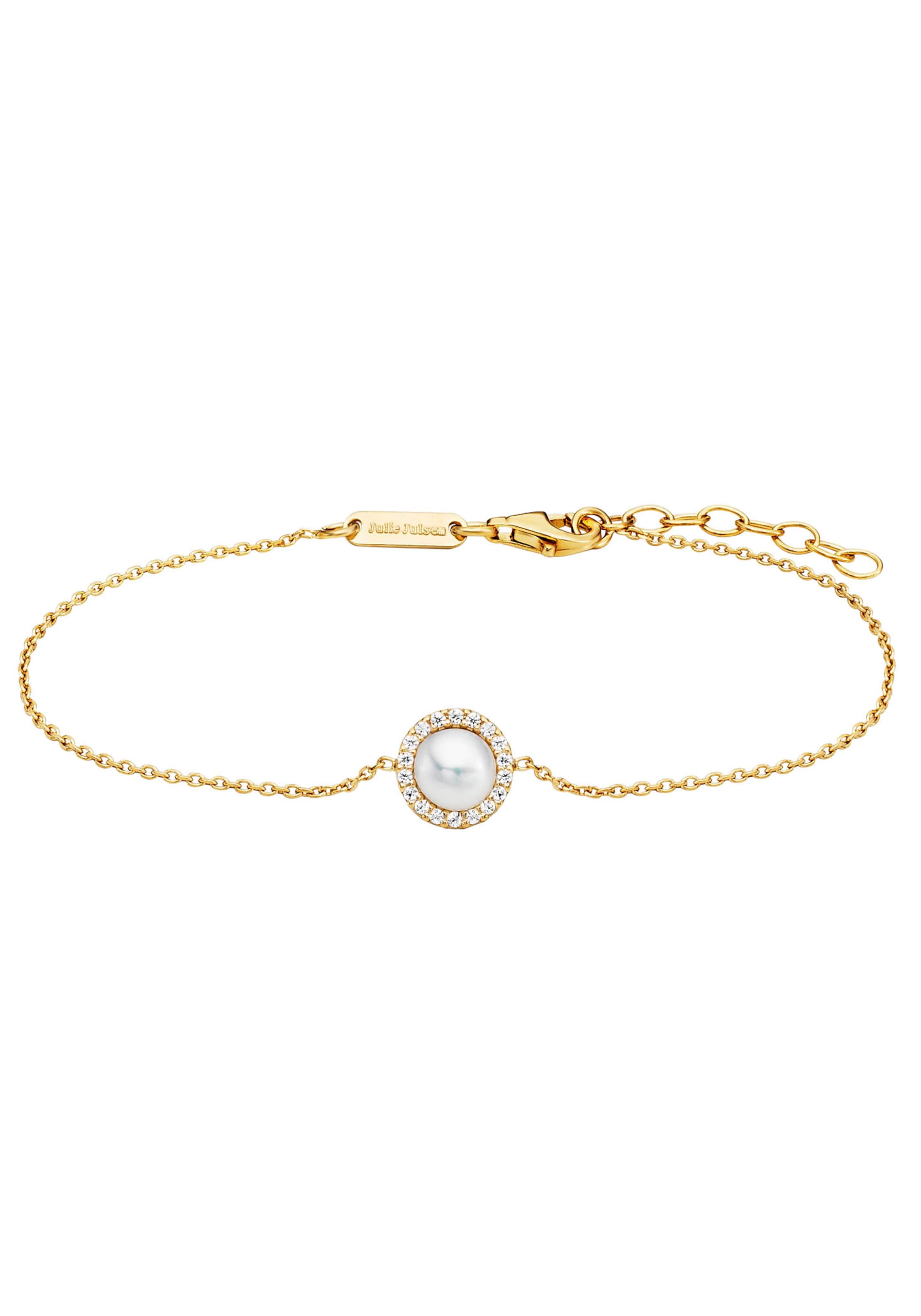 Julie Julsen Armband in Gold: Vorderseite