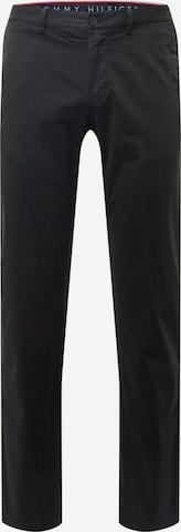 TOMMY HILFIGERregular Chino hlače 'Denton' - crna boja: prednji dio
