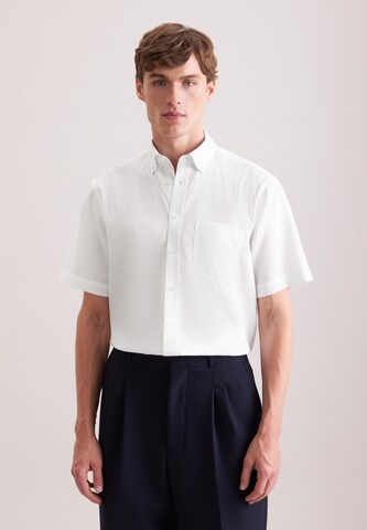 Coupe regular Chemise business SEIDENSTICKER en blanc : devant