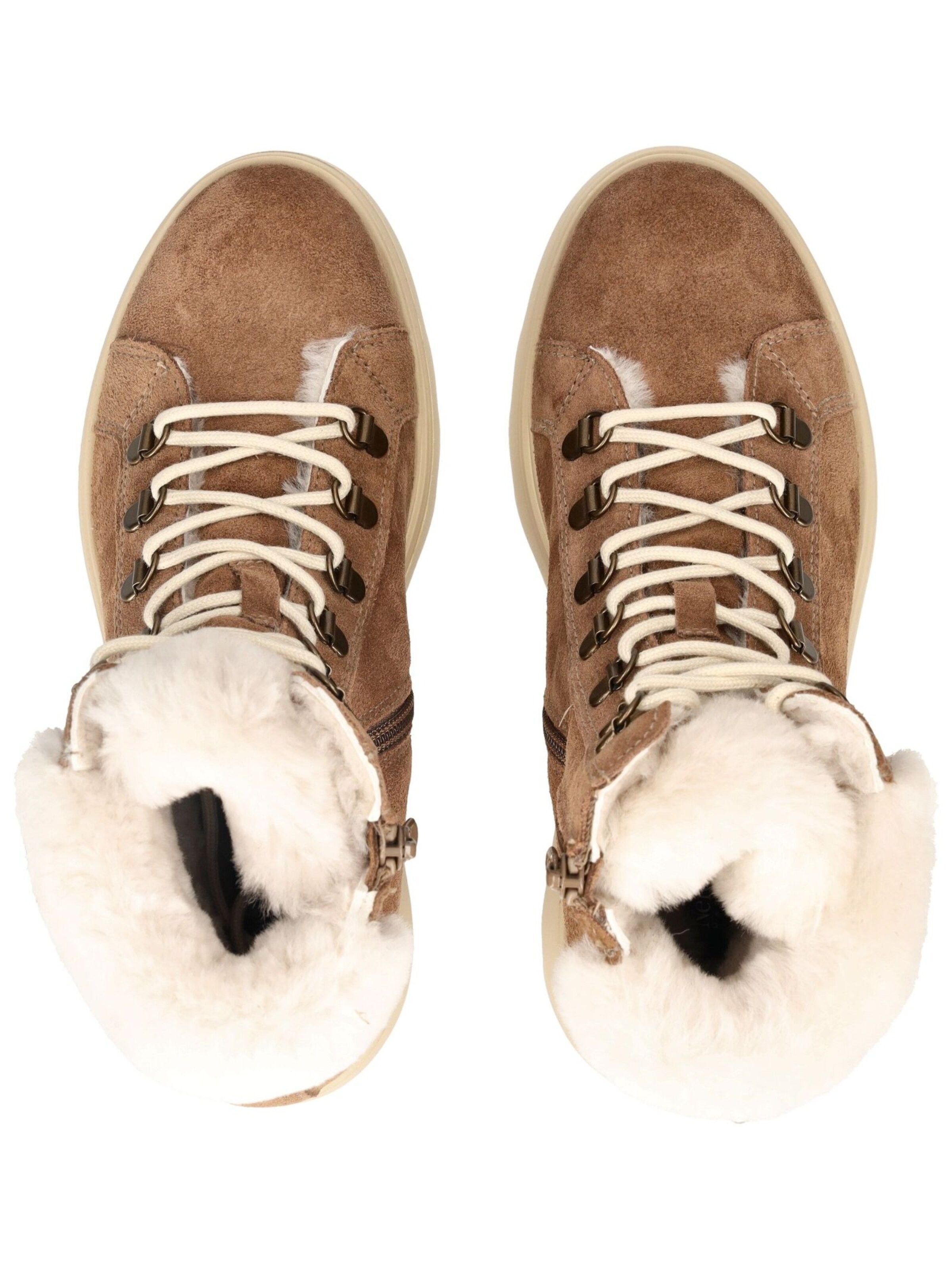 Stivaletto stringato di Nero Giardini in marrone