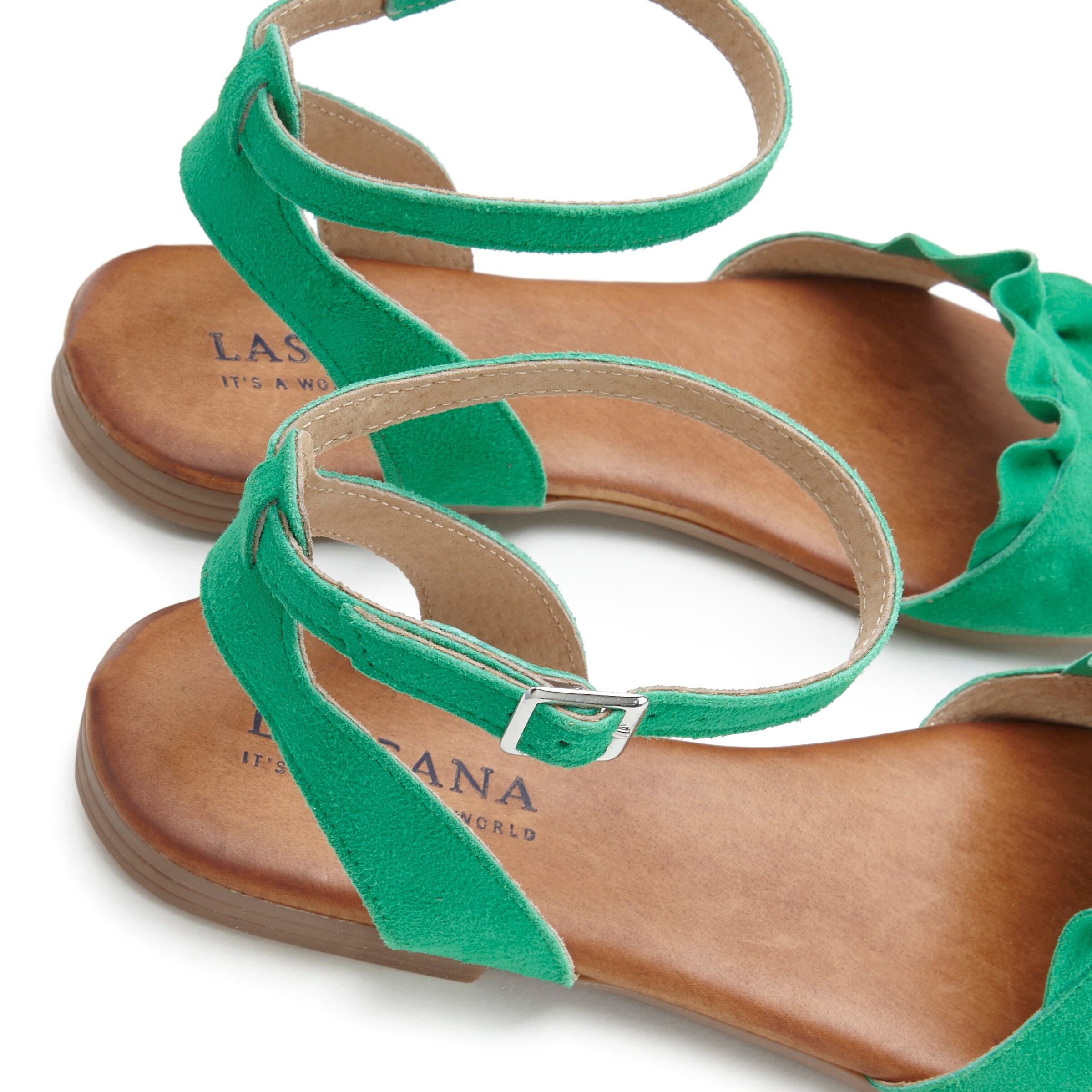 LASCANA Sandaler i grøn