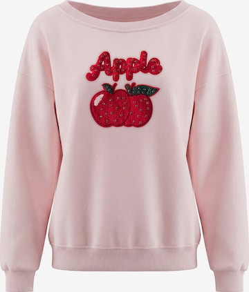 Sweat-shirt MYMO en rose : devant
