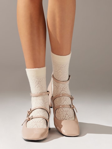 CALZEDONIA Socken in Beige