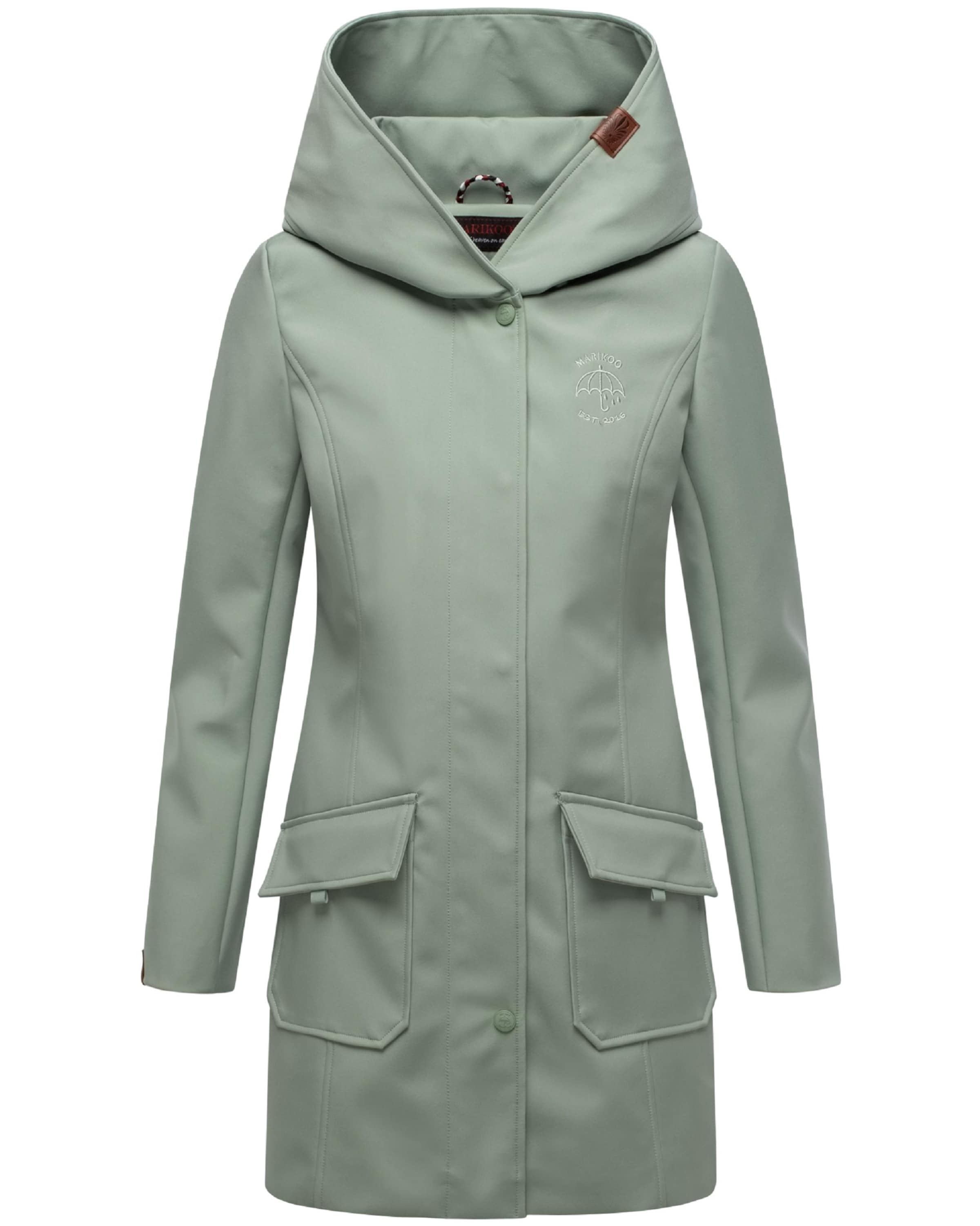 MARIKOO Funkcionális kabátok 'Mayleen' - zöld: elől