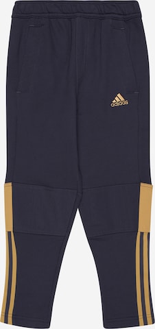 ADIDAS SPORTSWEAR Regular Workout Pants in Blue: front