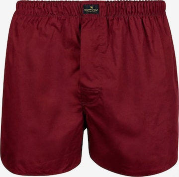 Steppin' out Boxershorts in Rot: Vorderseite