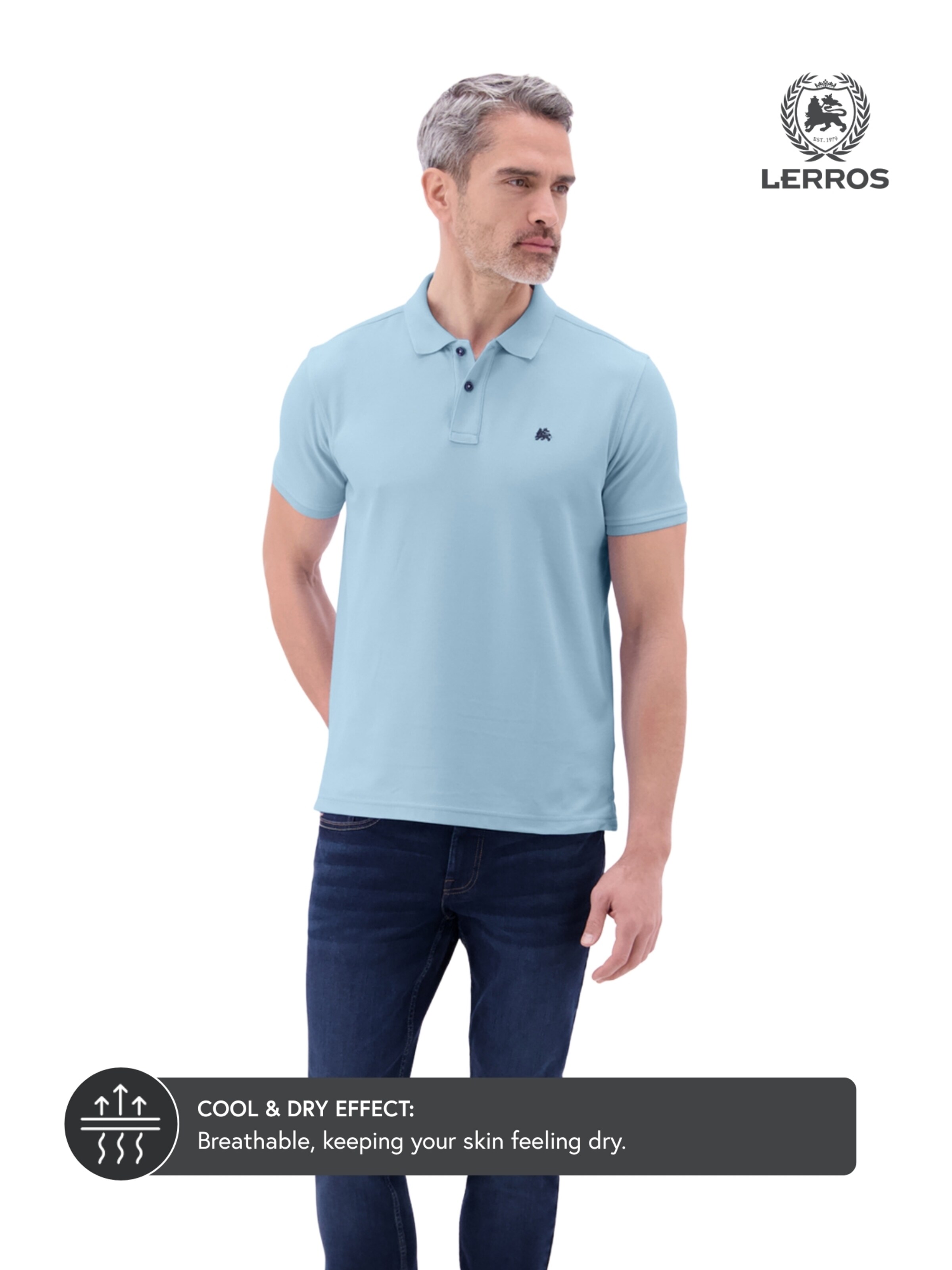 LERROS Shirt in Blue