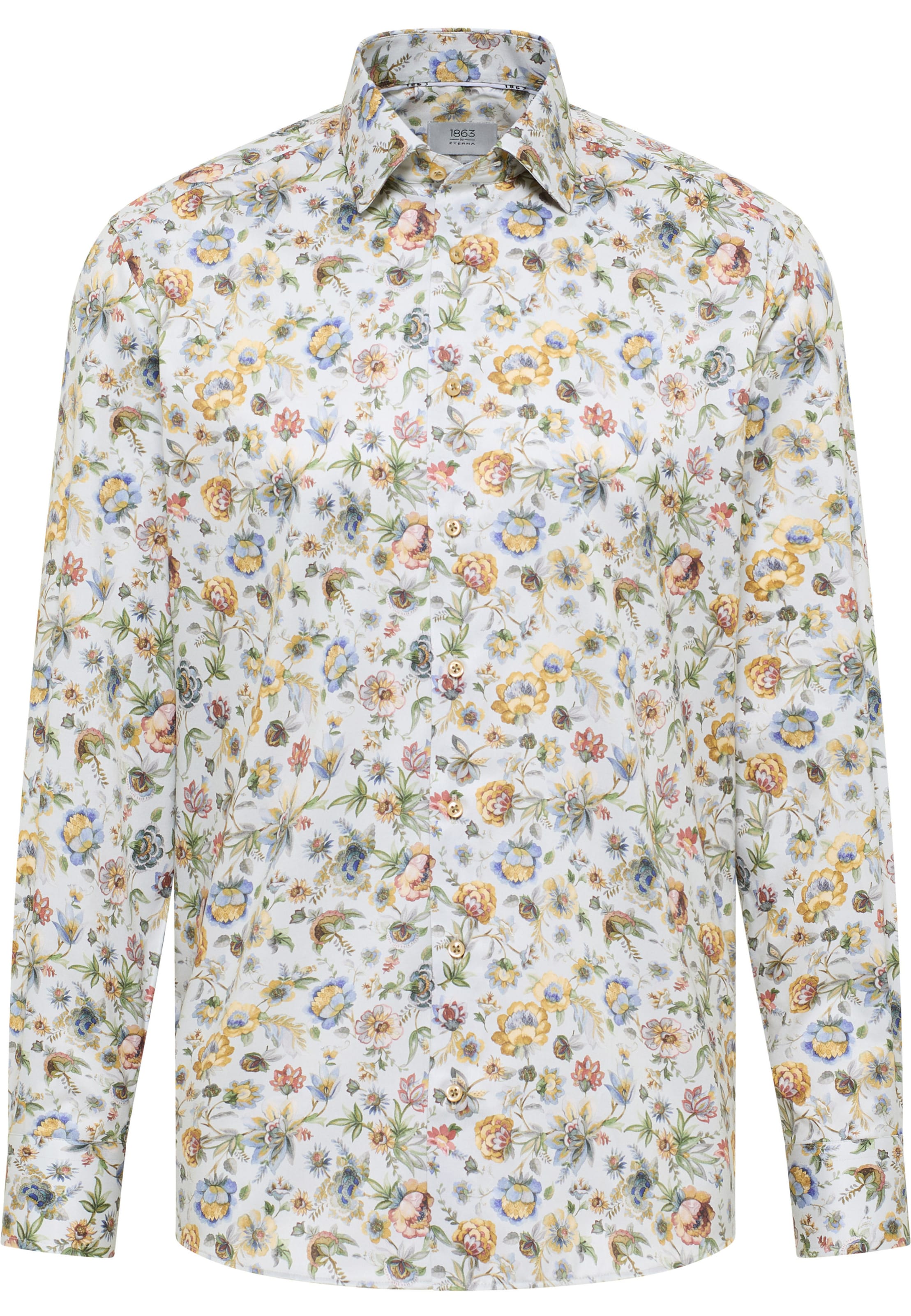 ETERNA Comfort Fit Hemd in Grün: Vorderseite