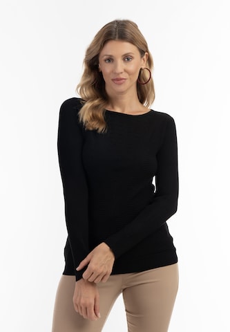 Pullover di Usha in nero: frontale