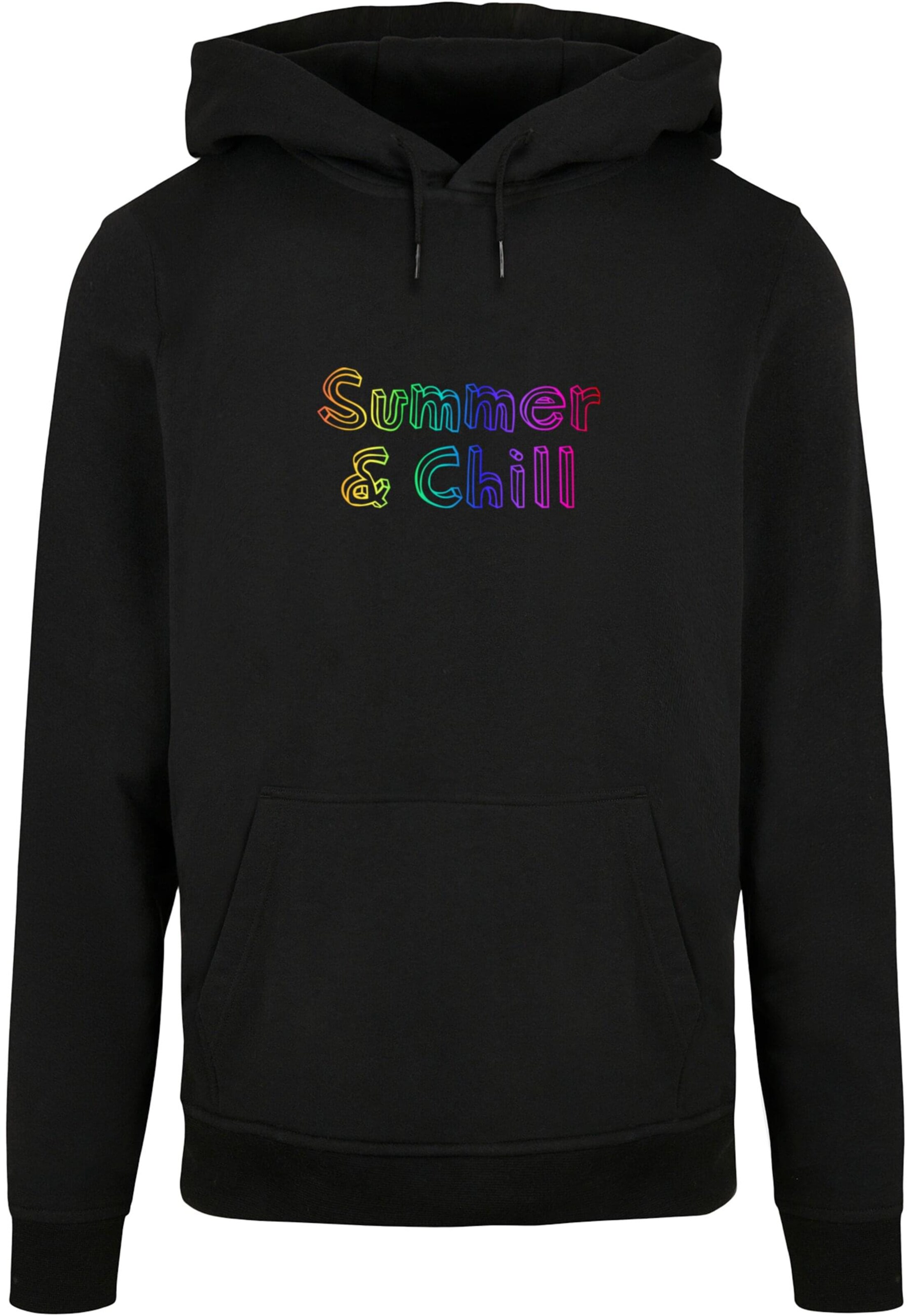 Sweat-shirt 'Summer And Chill' Merchcode en noir : devant