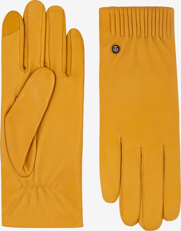 Roeckl Full Finger Gloves 'ARIZONA TOUCH' in Yellow: front