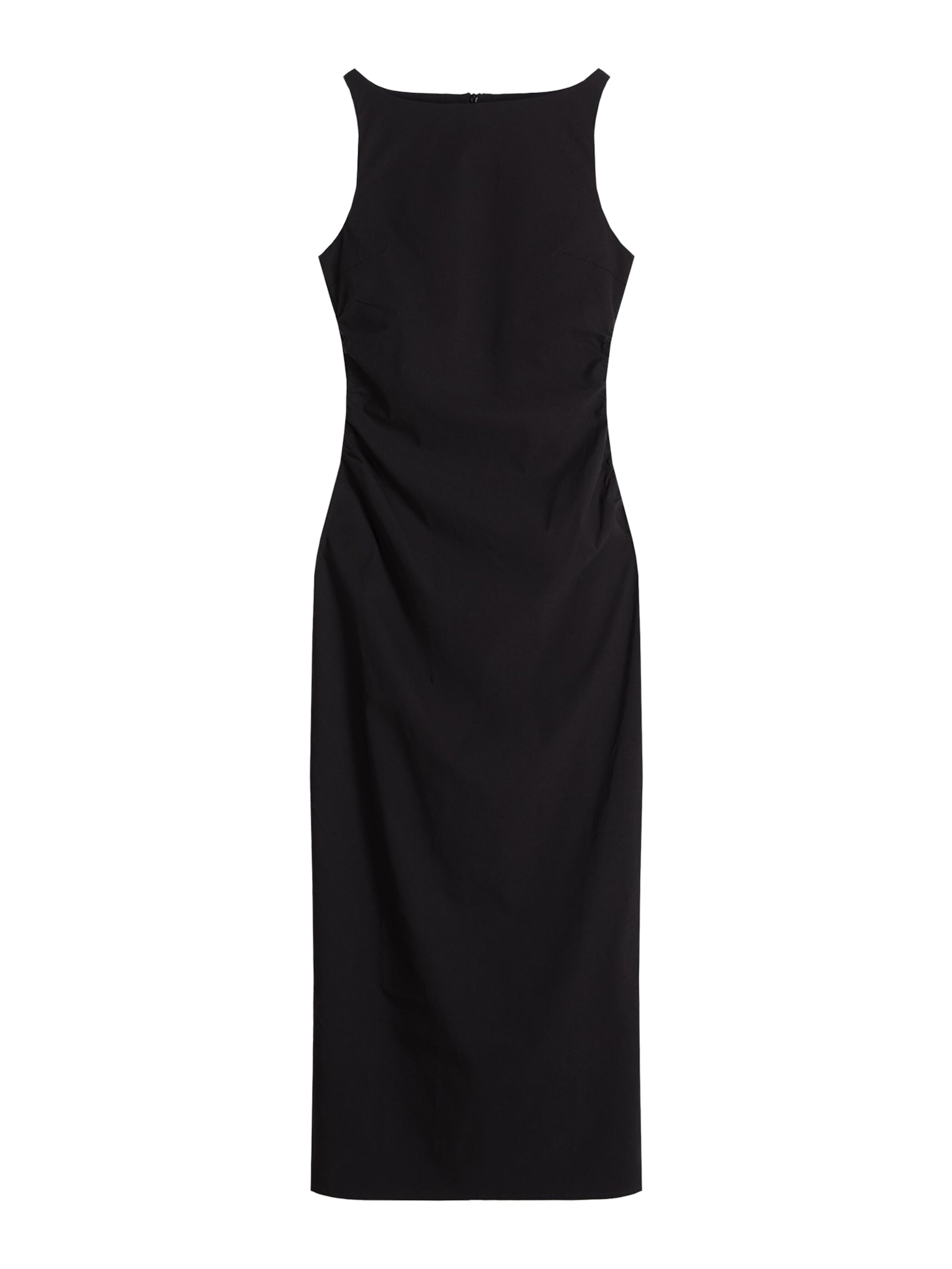 Bershka Obleka | črna barva: sprednja stran