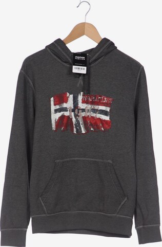 NAPAPIJRI Sweatshirt & Zip-Up Hoodie in M in Grey: front