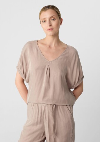 COMMA Blouse in Beige: voorkant