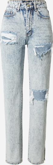 Nasty Gal Jean 'Now or Never Distressed' en bleu clair, Vue avec produit