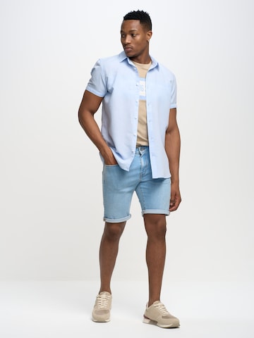 BIG STAR Regular Shorts 'Aden' in Blau