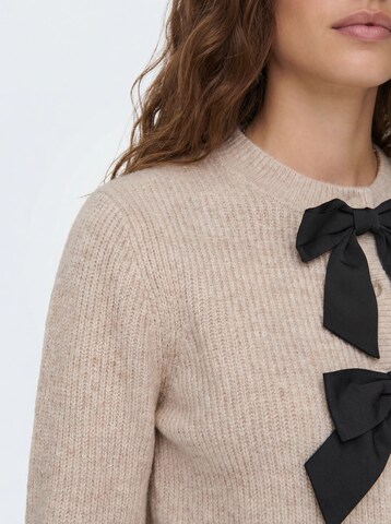 JDY Knit cardigan in Beige