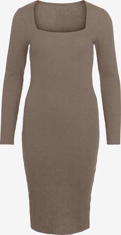 VILA - Vestido 'CHEST' en marrón: frente