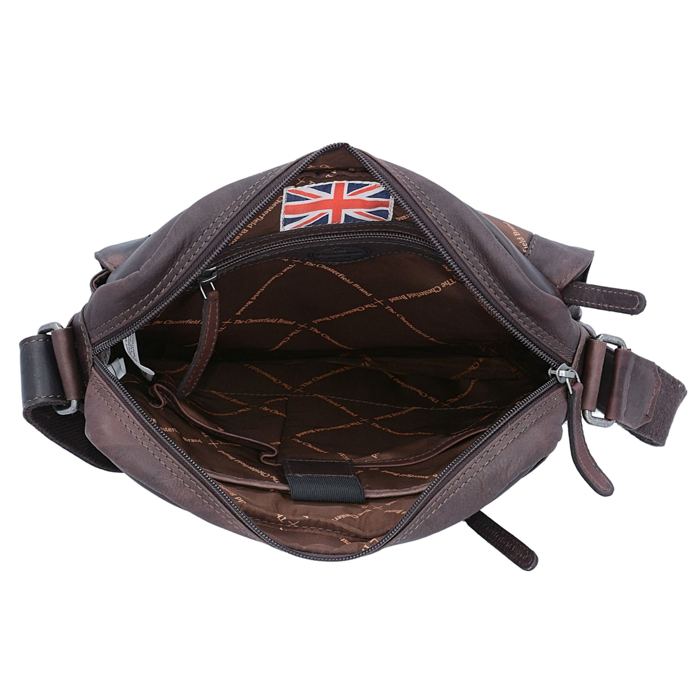 The Chesterfield Brand Umhängetasche 'Raphael' in Braun