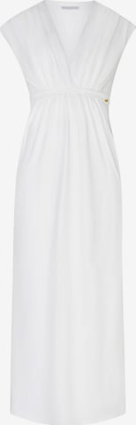 Chic by Lirette Jurk 'Kimono dress Natural' in Wit: voorkant