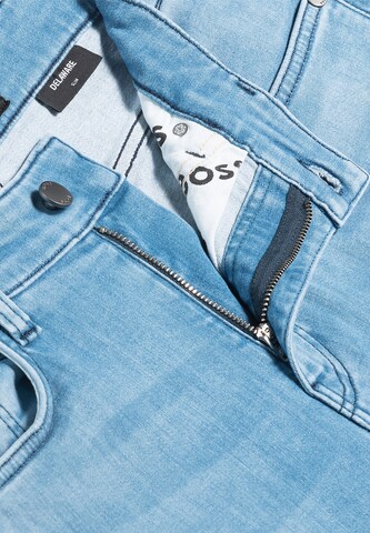 BOSS Slimfit Jeans 'P-Delaware' in Blau