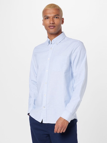 Coupe regular Chemise GAP en bleu : devant