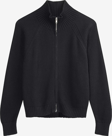 MELAKardigan 'Kamuka' - crna boja: prednji dio