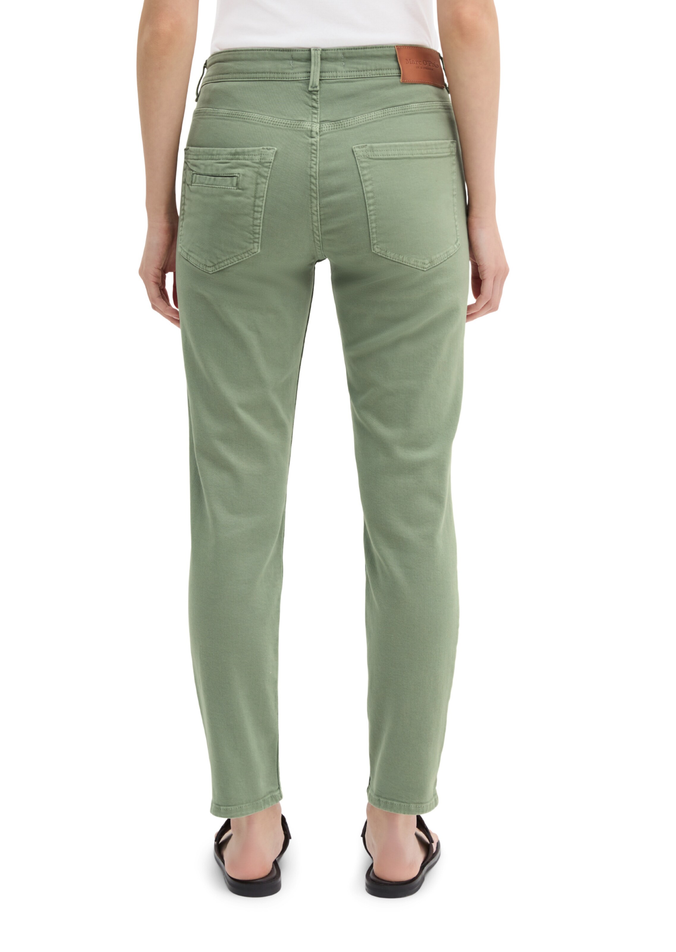 Marc O'Polo Loosefit Jeans 'Theda' in Grün