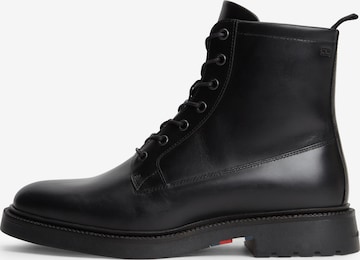 TOMMY HILFIGER Schnürboots in Schwarz: Vorderseite