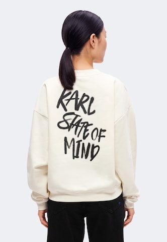 KARL LAGERFELD JEANS - Sudadera en beige: frente