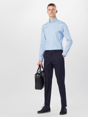 SELECTED HOMME Slimfit Spodnie w kant w kolorze niebieski