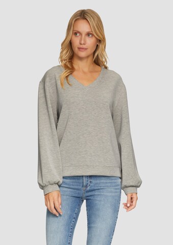 s.Oliver Sweatshirt in Grau: Vorderseite