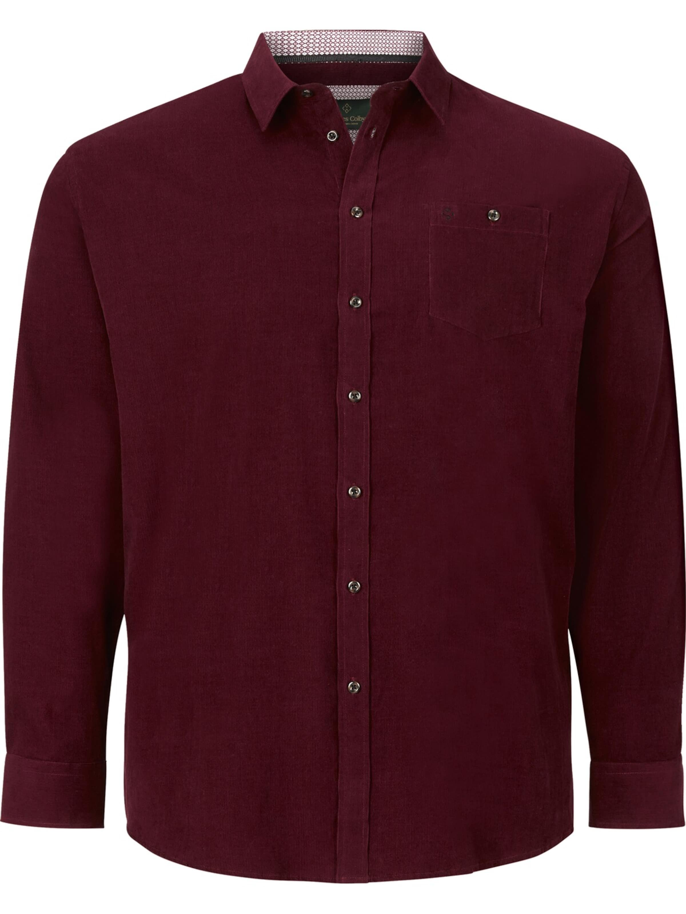 Charles Colby Button Up Shirt ' Duke Nilson ' in Red: front