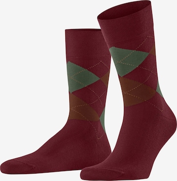 FALKE Socken 'Sensitive Argyle' in Rot: Vorderseite