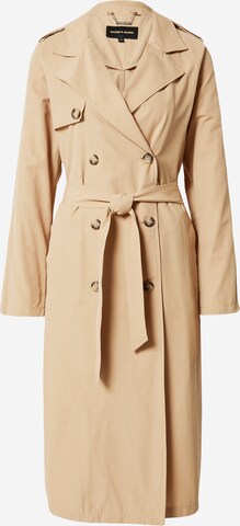 Manteau mi-saison MORE & MORE en beige : devant