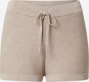A LOT LESS Trousers 'Elena' in Beige: front