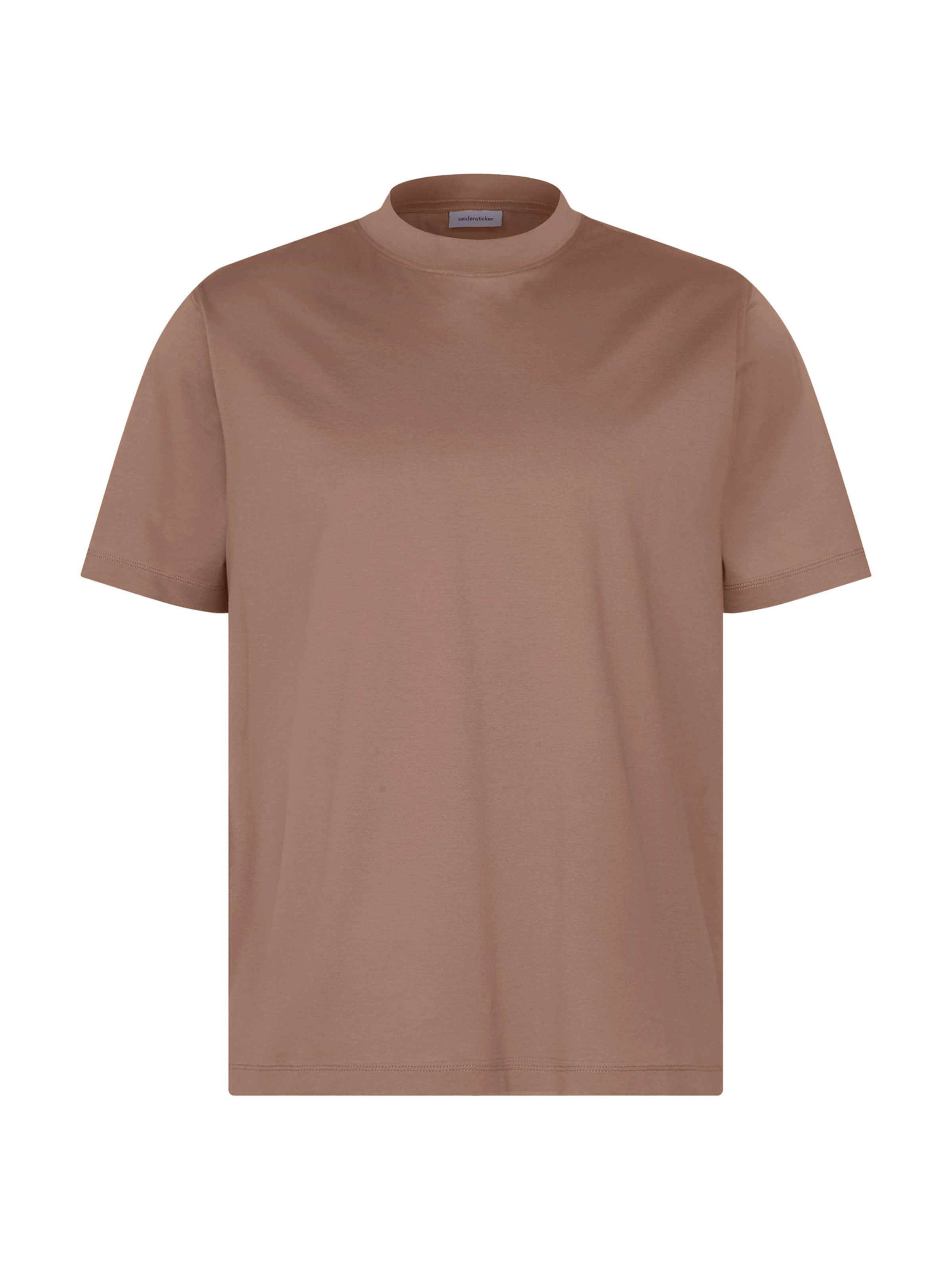 SEIDENSTICKER T-Shirt in Braun: Vorderseite