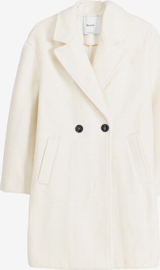 Bershka Between-Seasons Coat in White, Item view