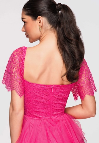 Ombre Cocktailkleid in Pink