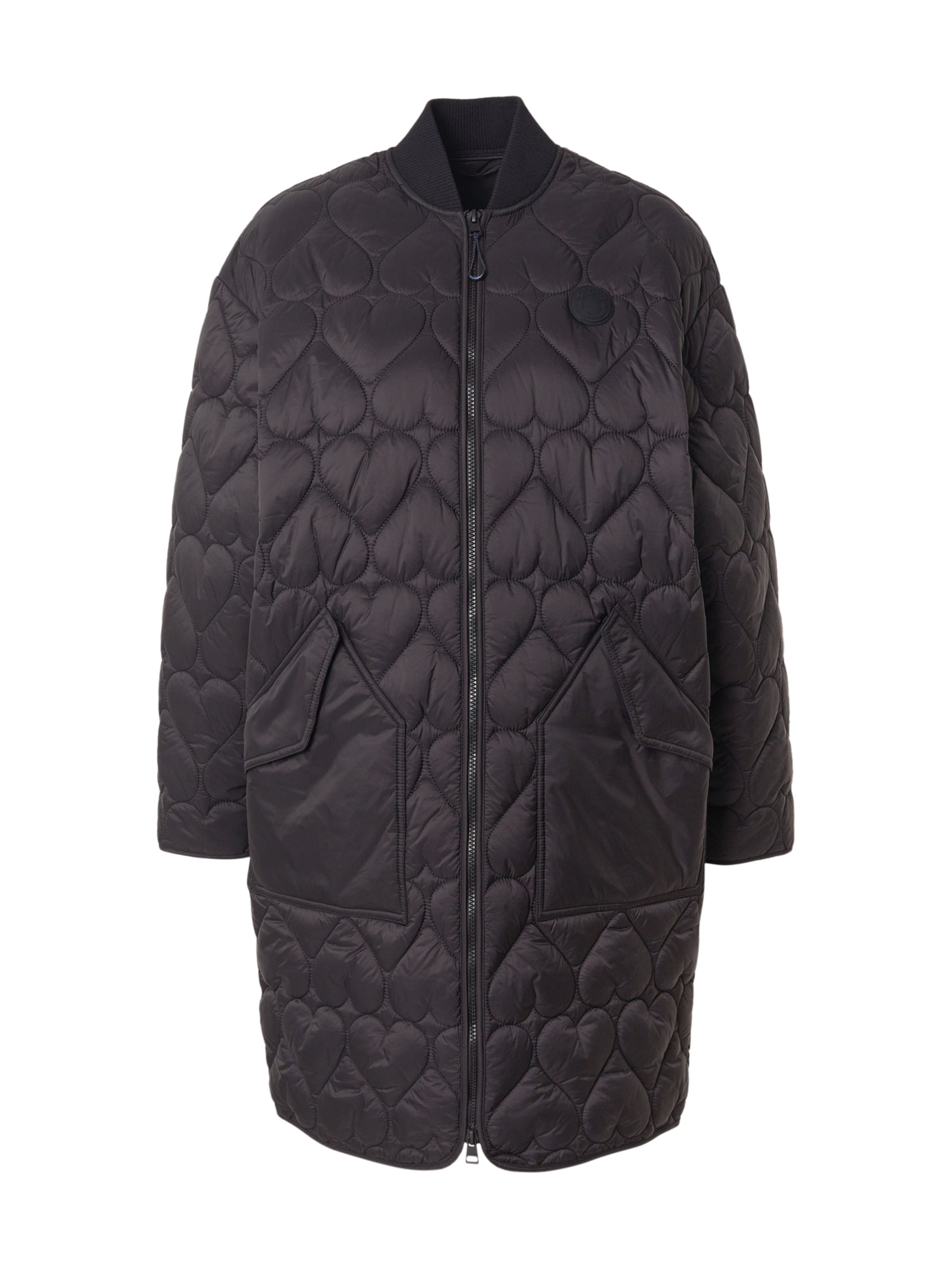 Cappotto di mezza stagione 'Firanja' di HUGO in nero: frontale