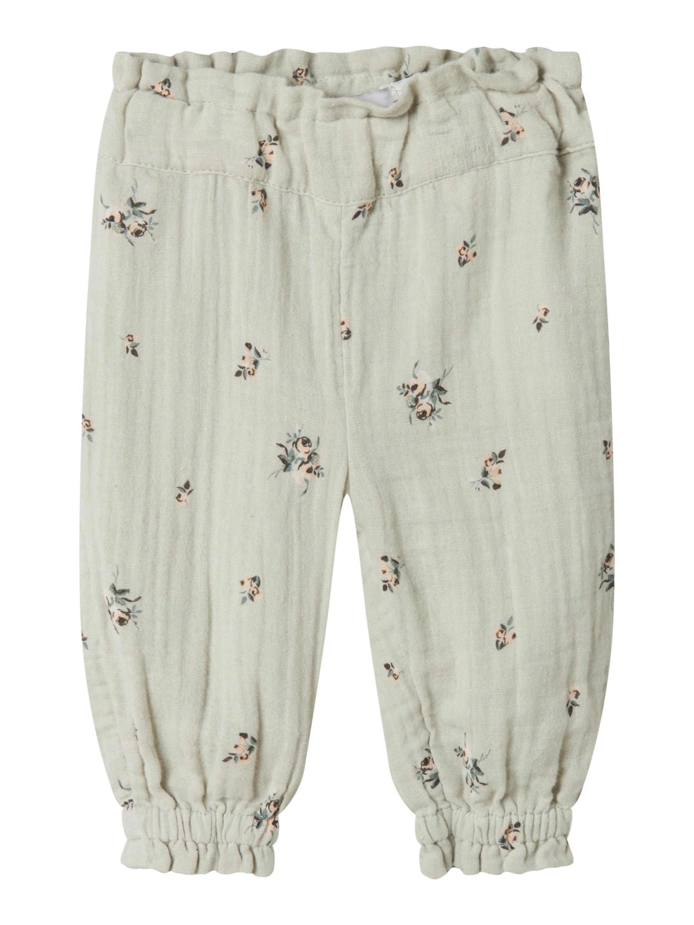 NAME IT Tapered Pants in Green: front